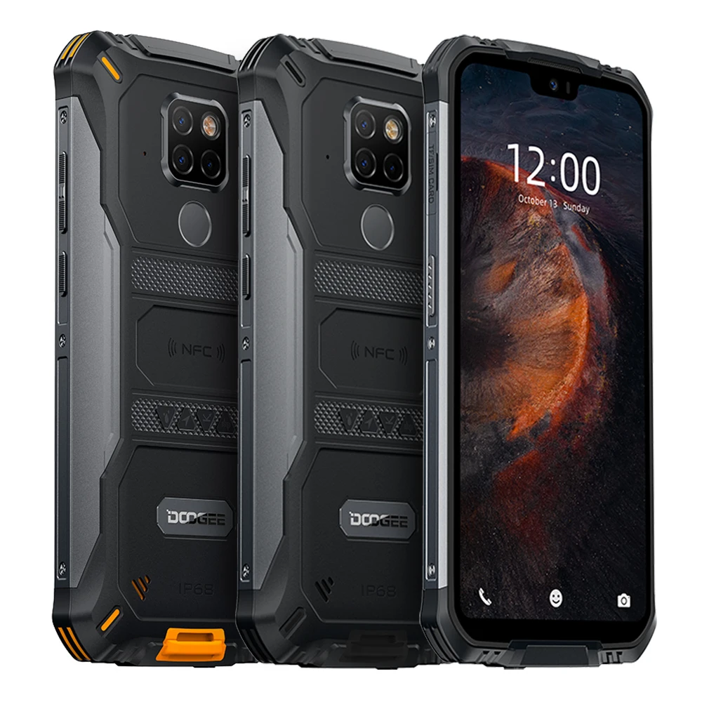 

DOOGEE S68 Pro 6GB + 128GB NFC 6300mAh IP68 Waterproof mobile phone Octa Core Wireless Charge Android 9.0 4G Rugged Smartphone
