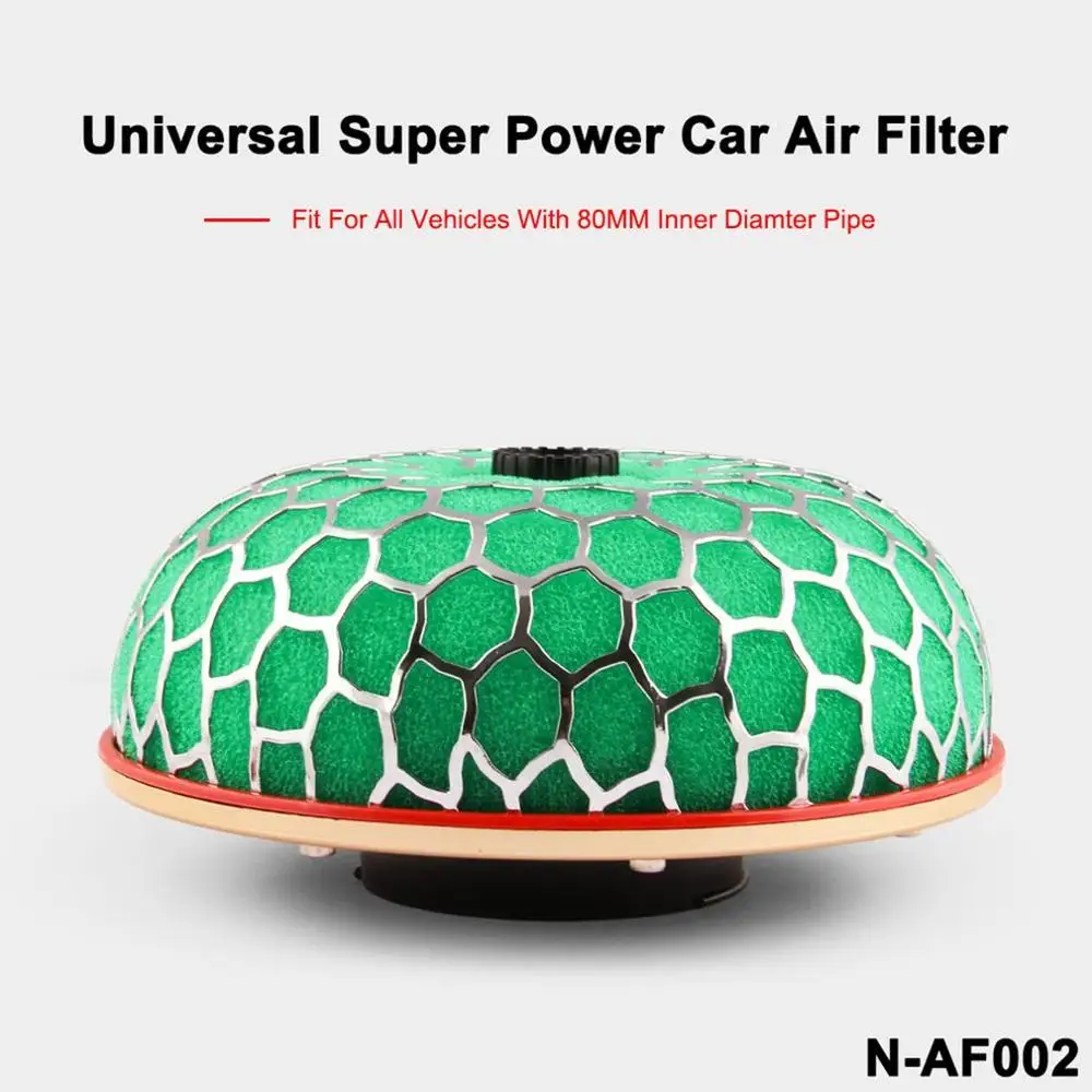 

80mm/100mm Universal Air Filter Mushroom Head Universal Racing Car Air Filter Flow Air Intake System Reloaded Cleaner Dropship