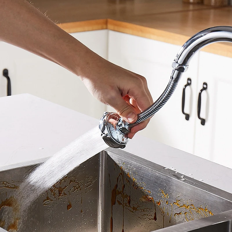 

Universal Faucet Nozzle Extension Device Extender Kitchen 360 Nozzle Outlet Household Sink Kitchen Accessories
