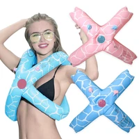 summer adults inflatable swimming floating arm ring beach swim pool water toy new chic