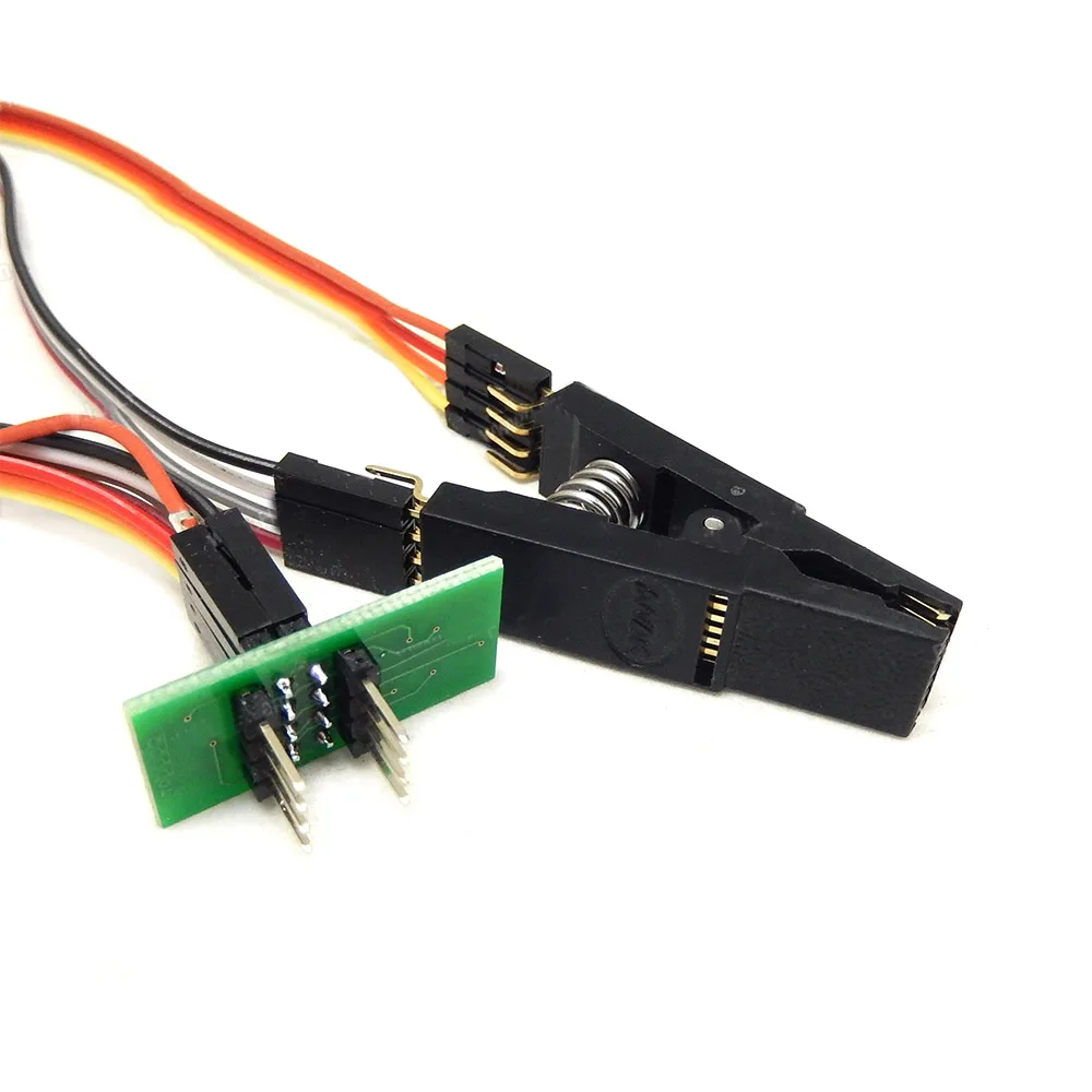 Микросхема для SOIC8 SOIC16 SOP8 тестовый зажим с кабелем SPI программатор BIOS