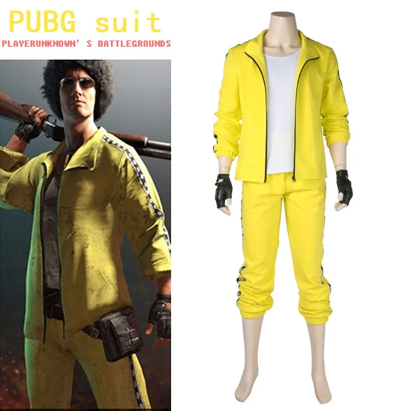 Костюм из куртки и брюк для игры PUBG костюм косплея Playerunknown's Battlegrounds мужские