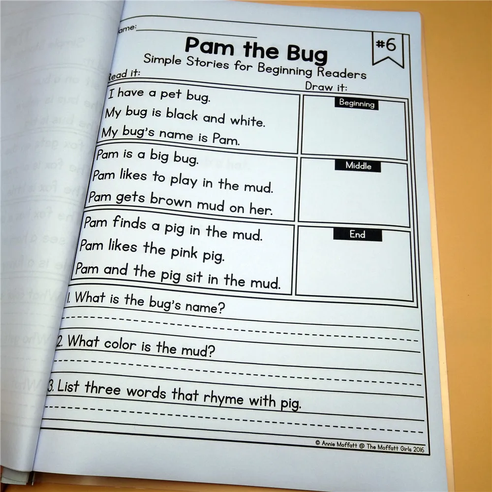 Учебник на английском языке Phonic я могу читать раскраски книга с вопросами