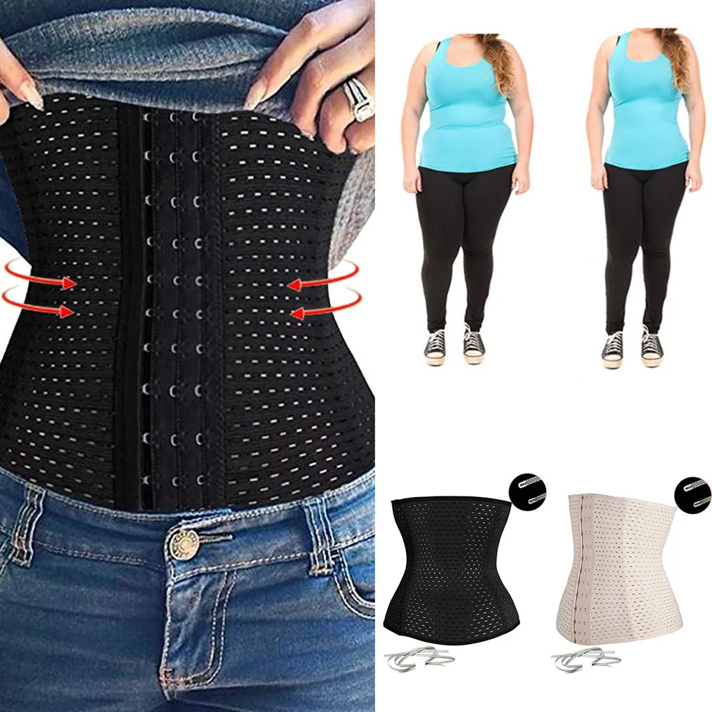 Women Body Shaper Waist Trainer Tummy Shapers Girdle Cinchers Corset Stomach Slimming Belt for Plus Size Shape Wear#p3 | Женская одежда