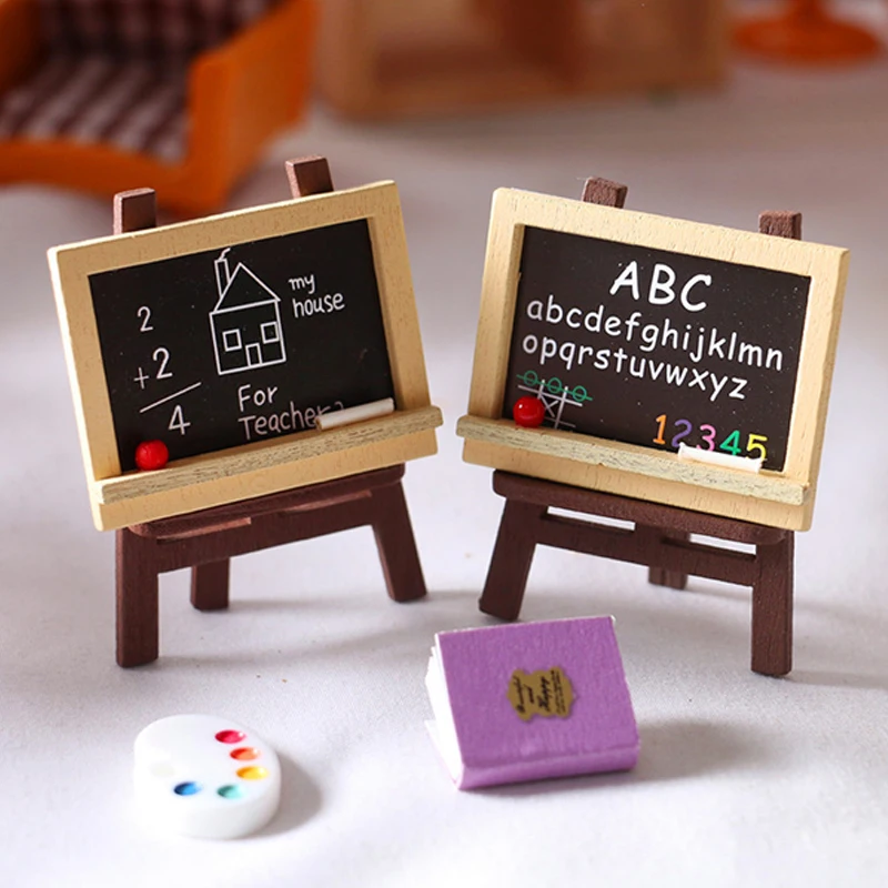 Детская игрушка ручной работы D03-P044 1/12 1/8 BJD. Аксессуары для кукол SD BJD/SD кукла фото реквизит доска меловая мольберт 1 шт.