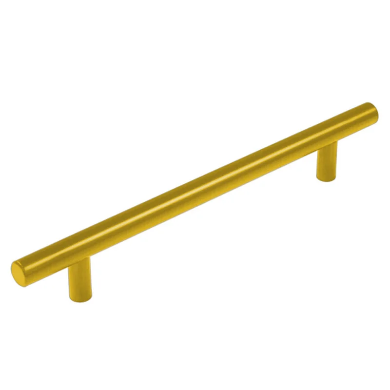 

2~14 Inch Stainless Steel Gold Cabinet Handle T-Type Drawer Cabinet Home Improvement Wardrobe Door Pull Handle