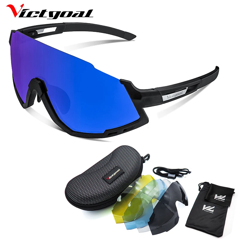 Мужские Поляризованные велосипедные очки VICTGOAL с защитой UV400 солнцезащитные для