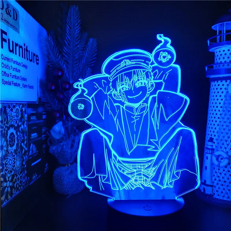 

Toilet-Bound Hanako kun 3D Led ANIME LAMP 7 Color Changing Nightlights Hanako kun Lampara For Xmas Gift