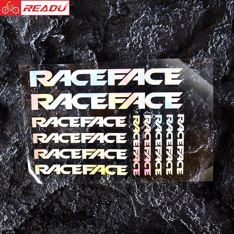 

READU RACEFACE Bicycle Frame Stickers MTB Road Bike Decals Bike Frame Sticker Bike Stickers
