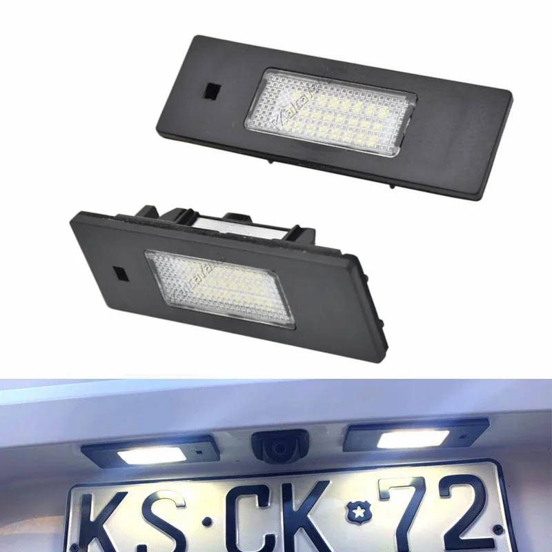 

2PCS Car Led Number License Plate Light For BMW Mini Cooper S Clubman R55 Works Countryman R60 Paceman R61 Kit Canbus Error Free