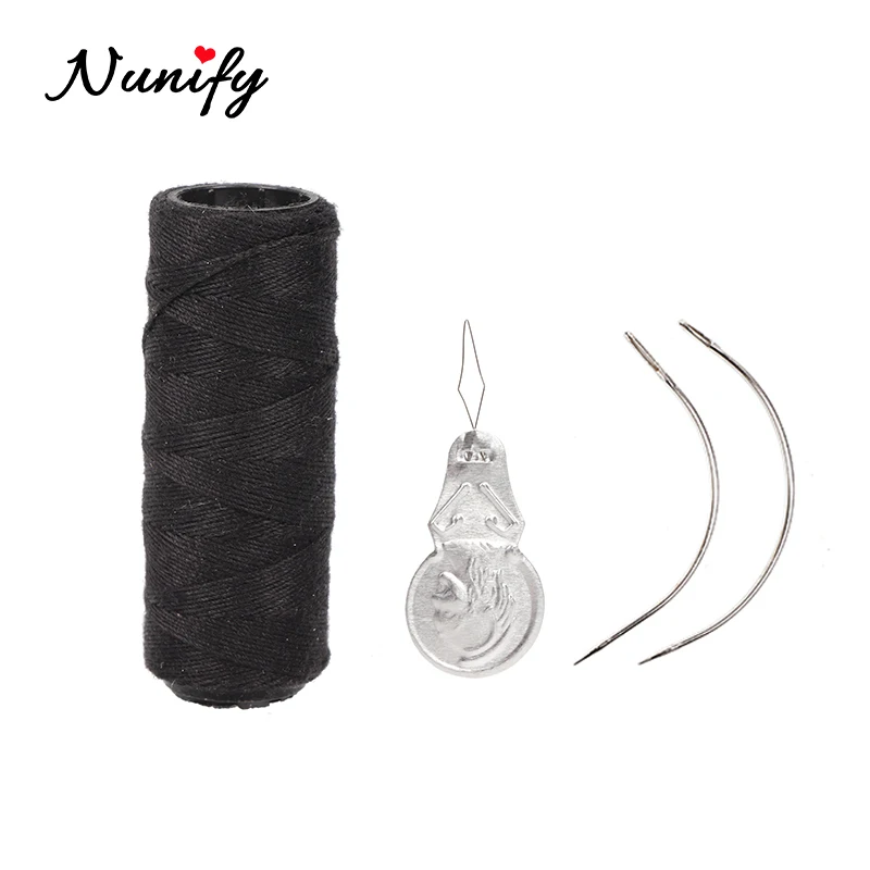 

Nunify Metal Threader Wig Needle And Thread For Making Hair Extension Tools Clothes Crafts Hand Sewing Tools For Knitting