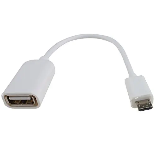 USB линии передачи данных OTG MICRO телефонные usb Кабель-адаптер (белый) | Электроника