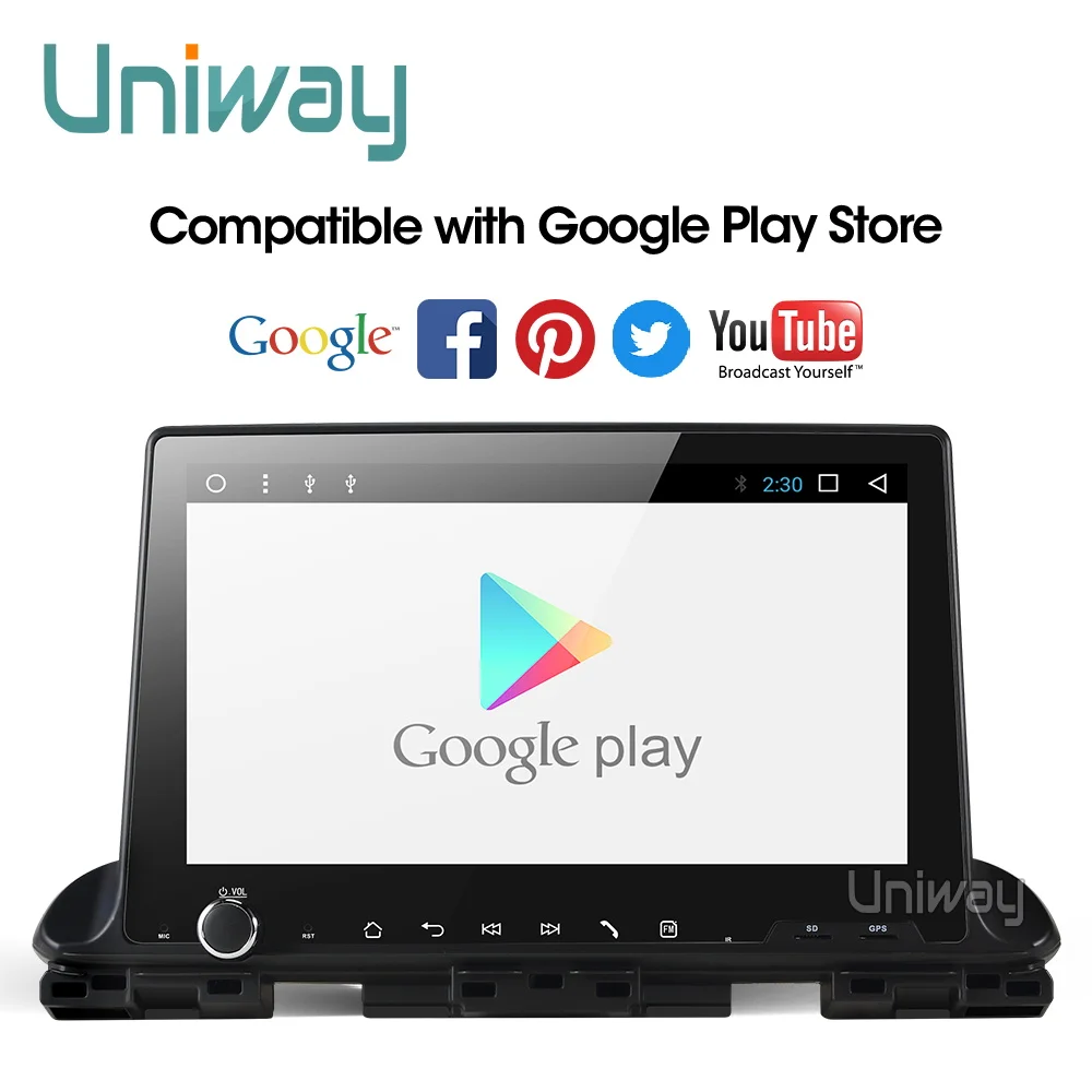 Uniway ASLT9071 android 9.0car dvd для Kia CERATO K3 2018 2019 видео радио плеер gps навигация с рулевым