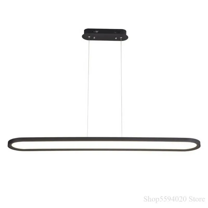 

Modern Minimalist LED Pendant Lamp Office Strip Aluminum Pendant Lighting Hanging Line Lamp Restaurant Pendant Light Home Decor