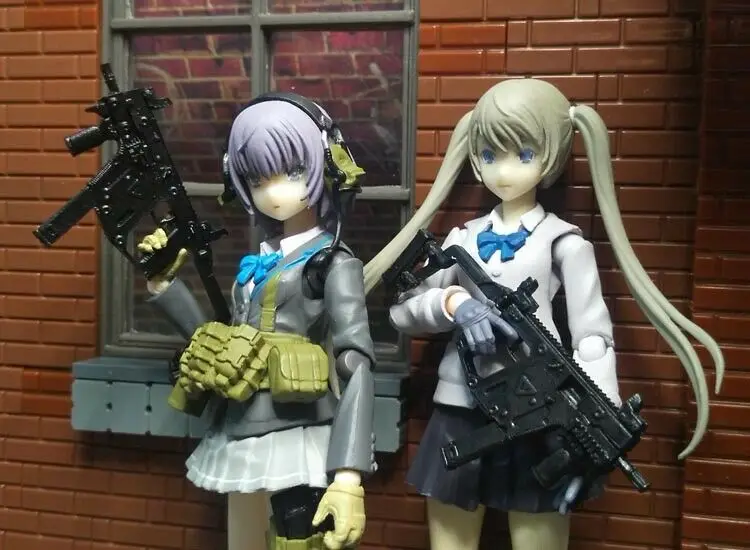 

1/12th Weapon Accessory KRISS Vector SMG Model For Figma shf 6" Figure