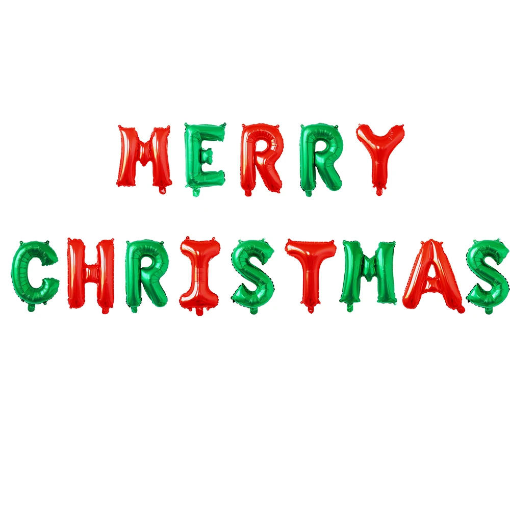 Multi Color Banner Elf Moose Deer Animal Foil Helium Balloon Merry Christmas New Year Xmas Decorations Birthday party decorations kids - Цвет: Multi Color Banner