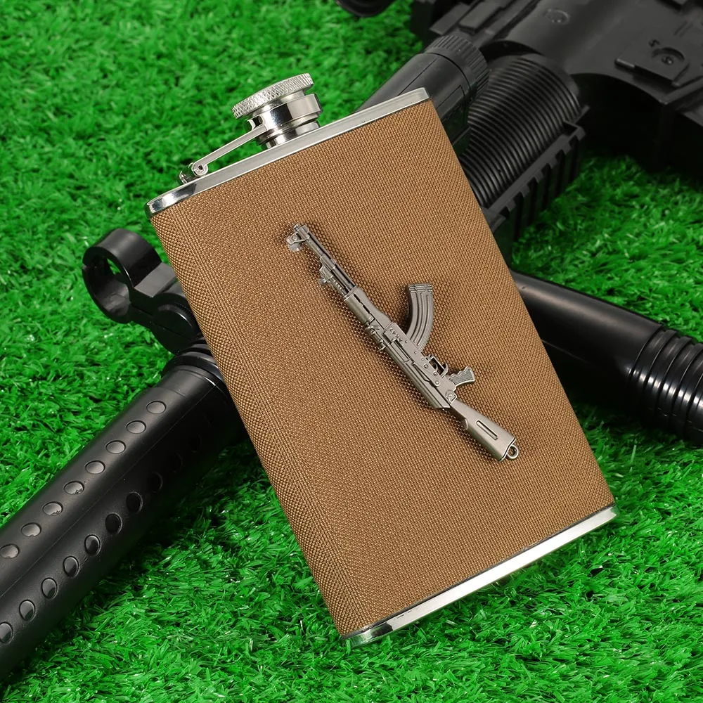 5 цветов фляга из нержавеющей стали с небольшой воронкой для кемпинга алкоголя