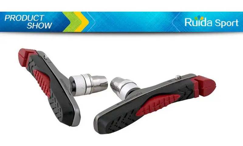 

Road Bicycle Folding Bike Brake pads Cycling Braking V-Brake Holder Shoes Rubber Blocks Durable Bicycle Accessories