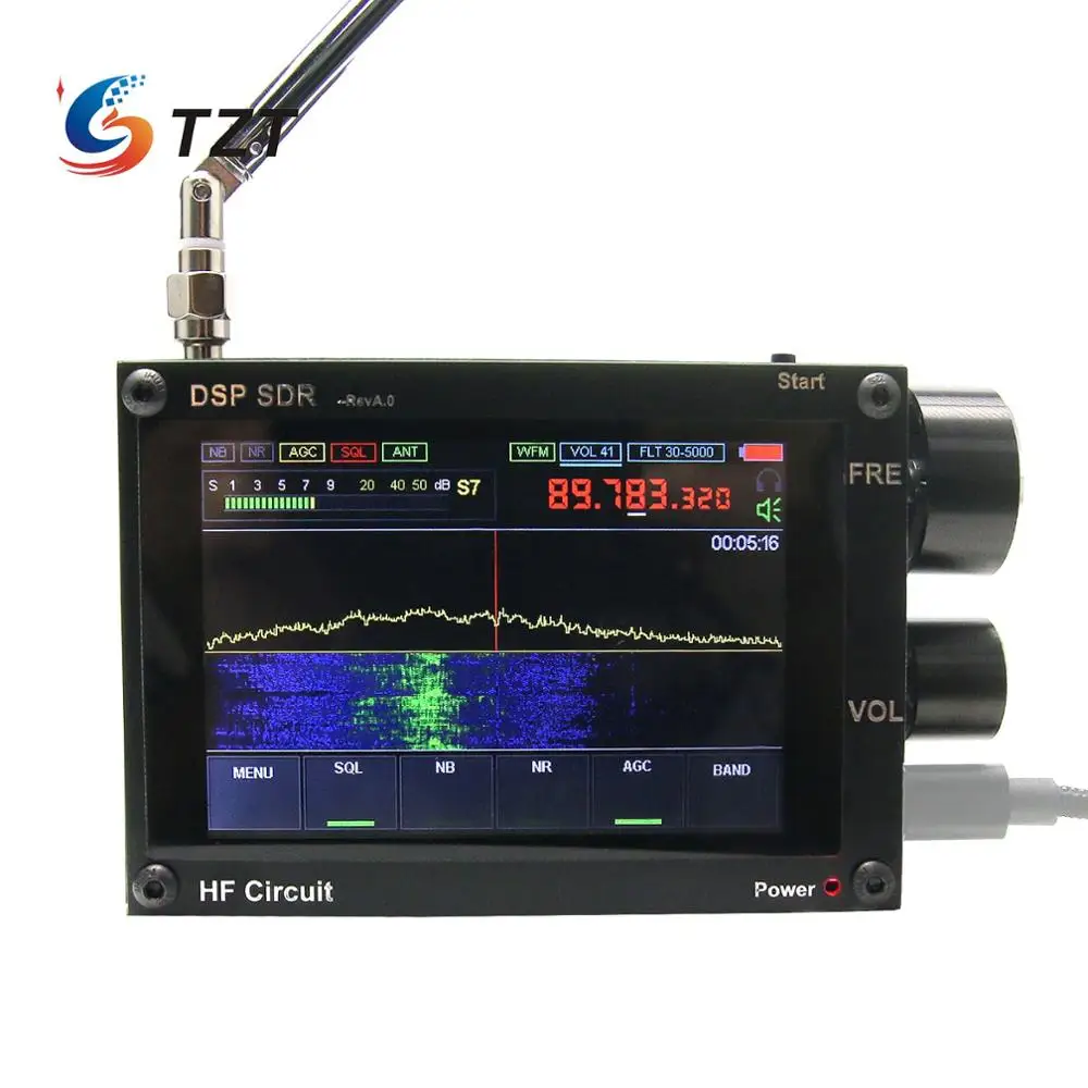 1 10c прошивка 3 5 дюймов 50 кгц-2 ГГц Малахит DSP SDR коротковолновый радиоприемник Malahit