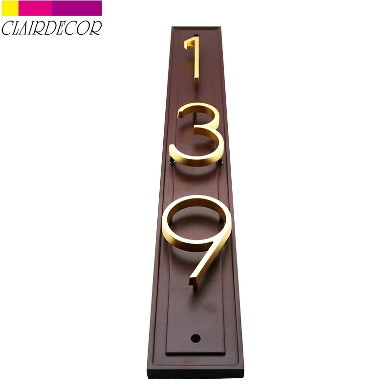 5 в золотой современный дом номер табличка бронзовые цифры на двери гостиничных