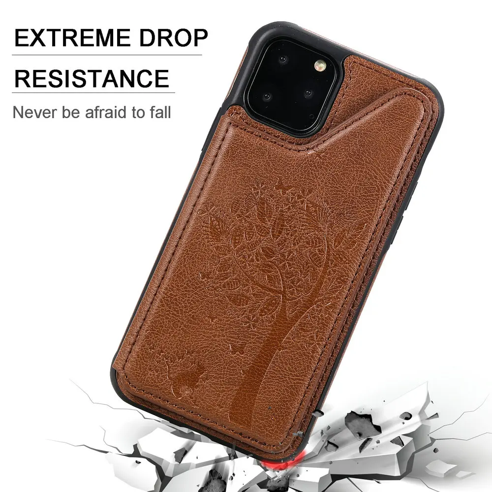 Магнитный кошелек Etui для нового iPhone 11 2019 чехол Coque Pro Max кожаный флип XI 11R