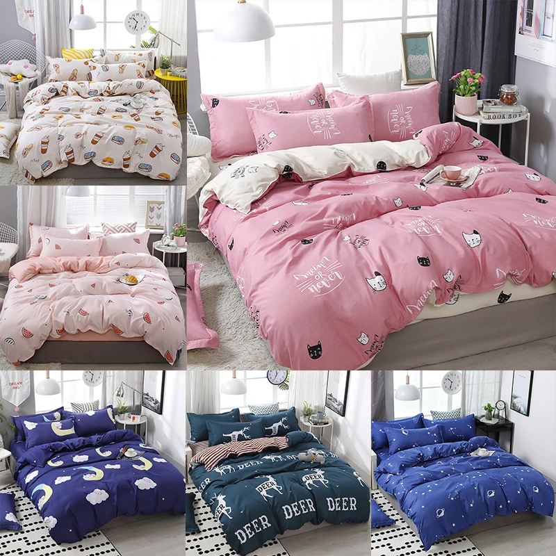 Детский комплект постельного белья denisкомната милый розовый пододеяльник DA66 # |