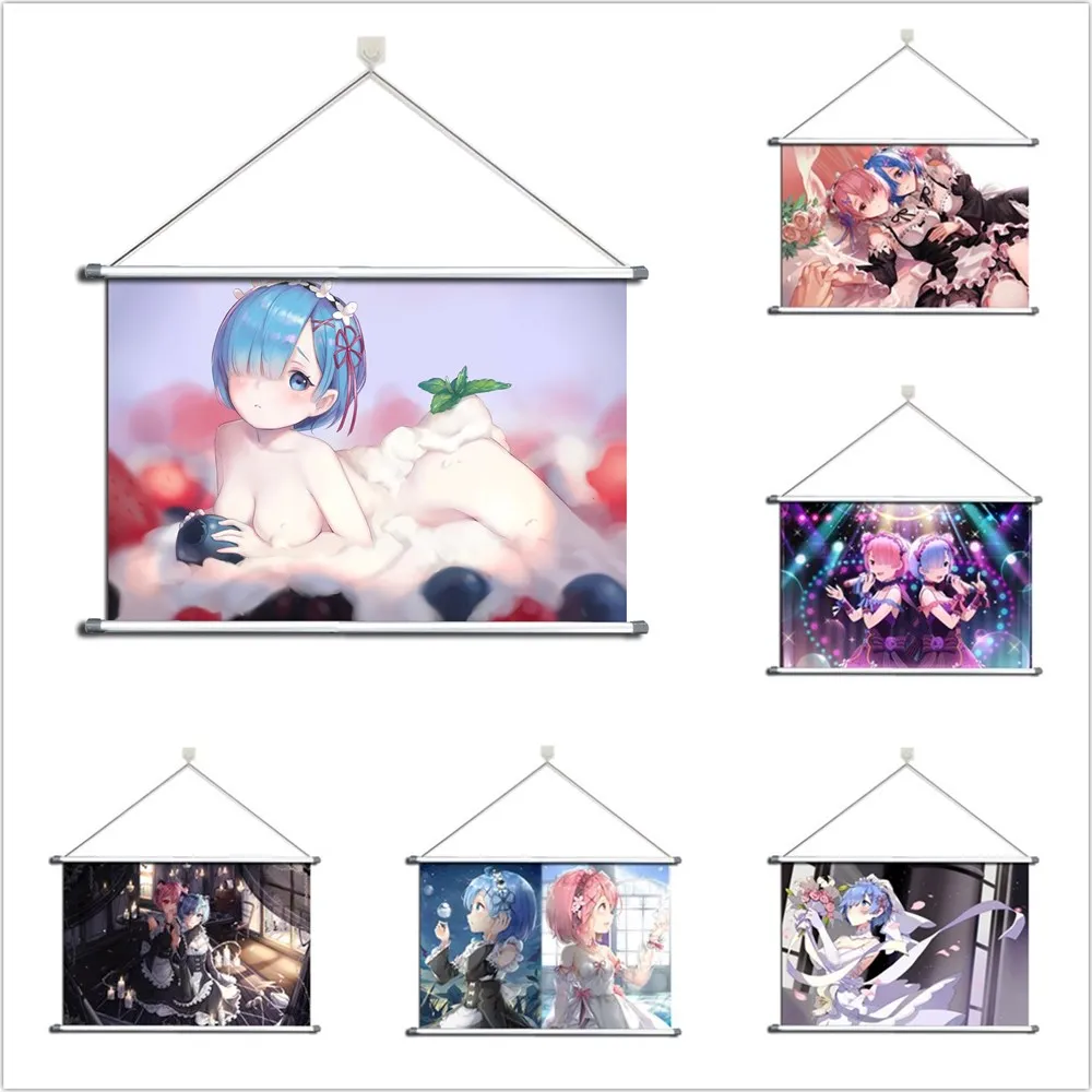 

Настенный плакат из сплава Re Zero Emilia Rem Ram