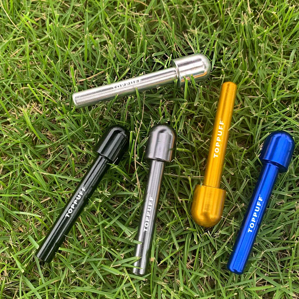 TOPPUFF Алюминий из легированного металла табак Snorter диспенсер трубка для носа 70 мм