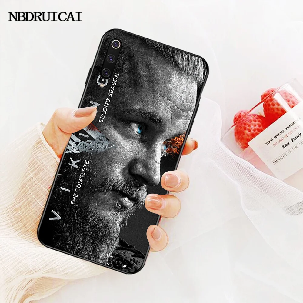NBDRUICAI Ragnar Lothbrok Vikings DIY Печать чехол для телефона оболочка Xiaomi Mi9 9SE 8SE Pocophone F1 Mi8 Lite |