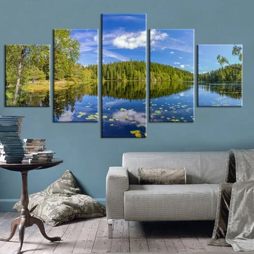 Холщовые картины плакаты Снежная горная Норвегия Настенная картина с ландшафтом