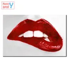 Модная крутая Картина на холсте с изображением красных губ, постер на стену для офиса, гостиной, спальни, девушек, гостиной, домашний декор