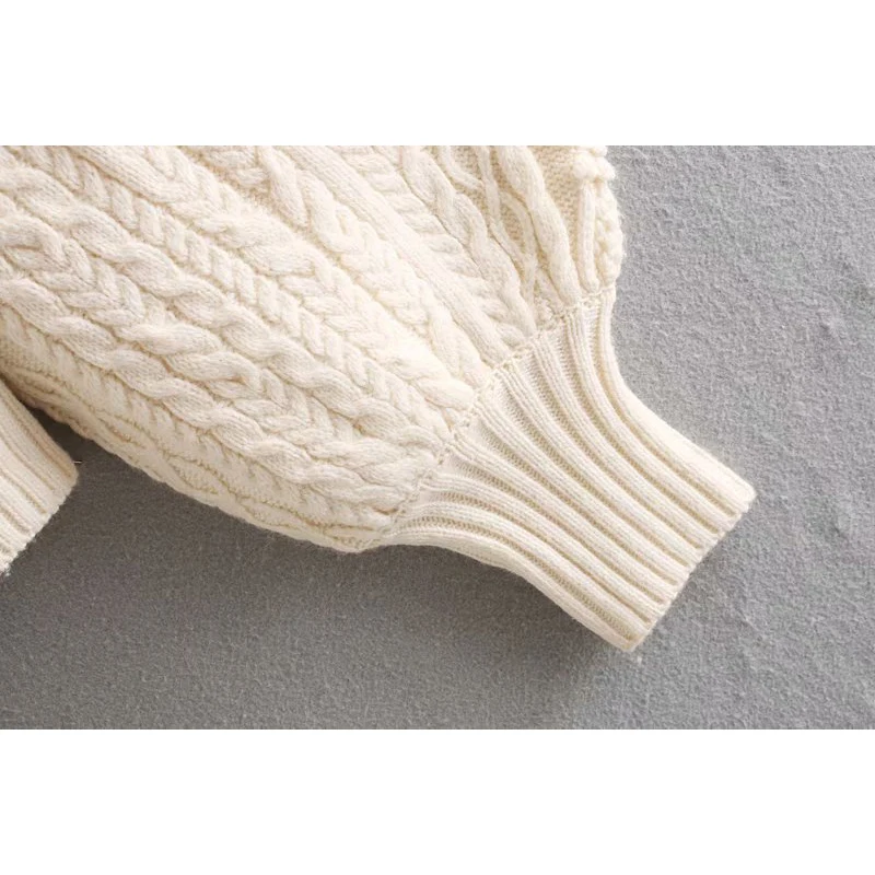 za 2019 Autumn Winter women clothes turtleneck sweater Long Sleeve Ruffle Jumper Knitted slim bow Pullover Femme Chic Sweater | Женская