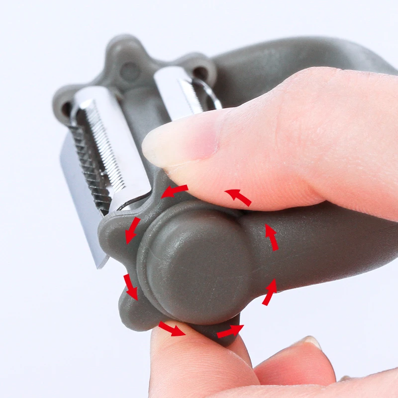 AMINNO Овощечистка Zester для картофеля Морковь Дыня Терка 3 вида Лезвия Резак Slicer