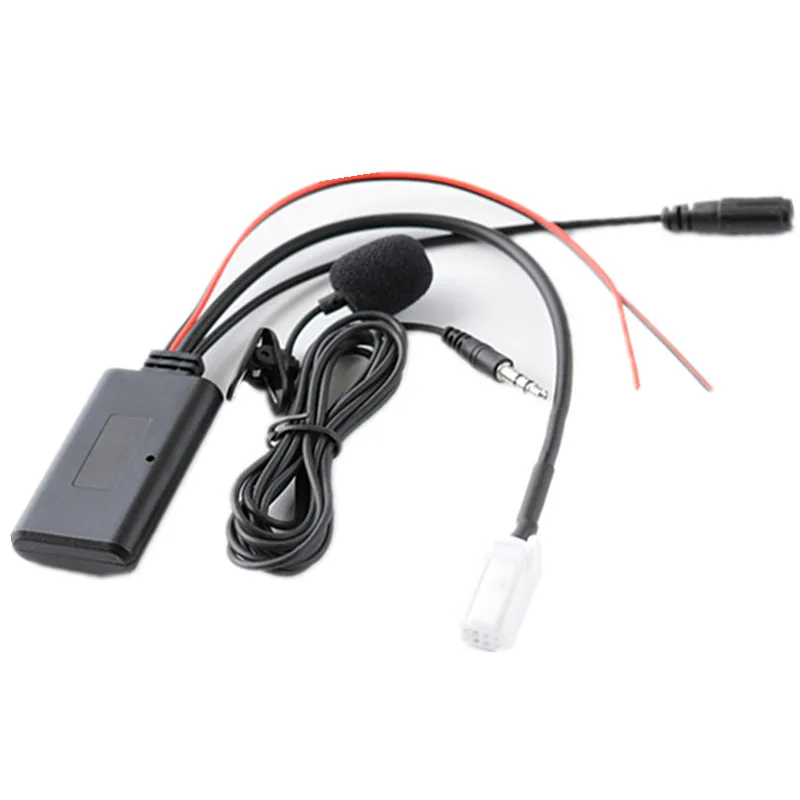 Автомобильный Bluetooth AUX адаптер беспроводной аудио телефонный звонок Hands Free