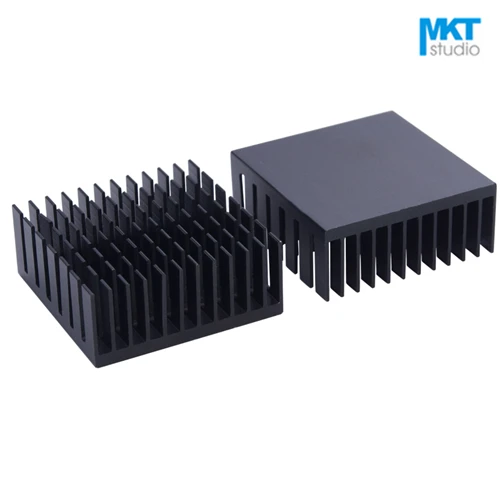 

5Pcs Black 37*37*15mm Aluminum Cooling Fin Radiator Heat Sink For TO-3P, MOS, IC, Amplifier, Power