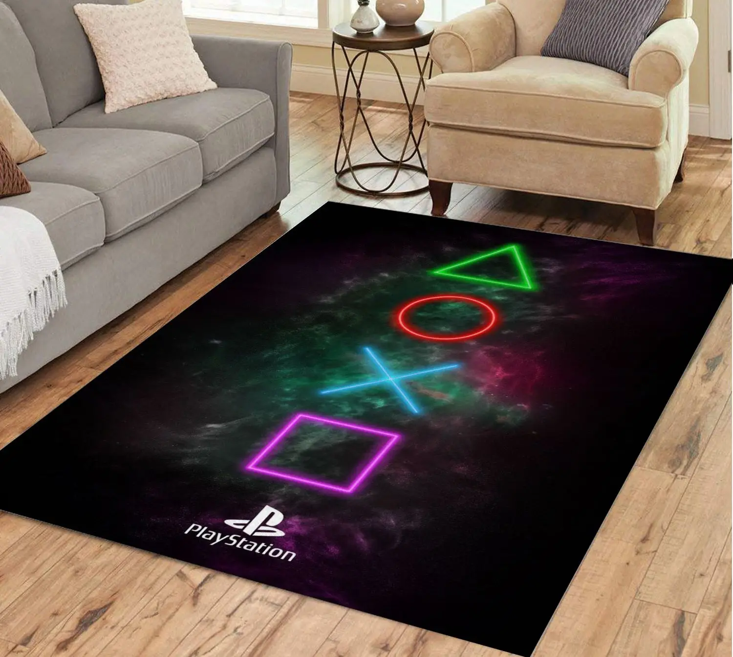 New Game Button Series Personalized Art Floor Mat Door Small Carpet Non-slip Sheet Living Room Home Decoration | Дом и сад