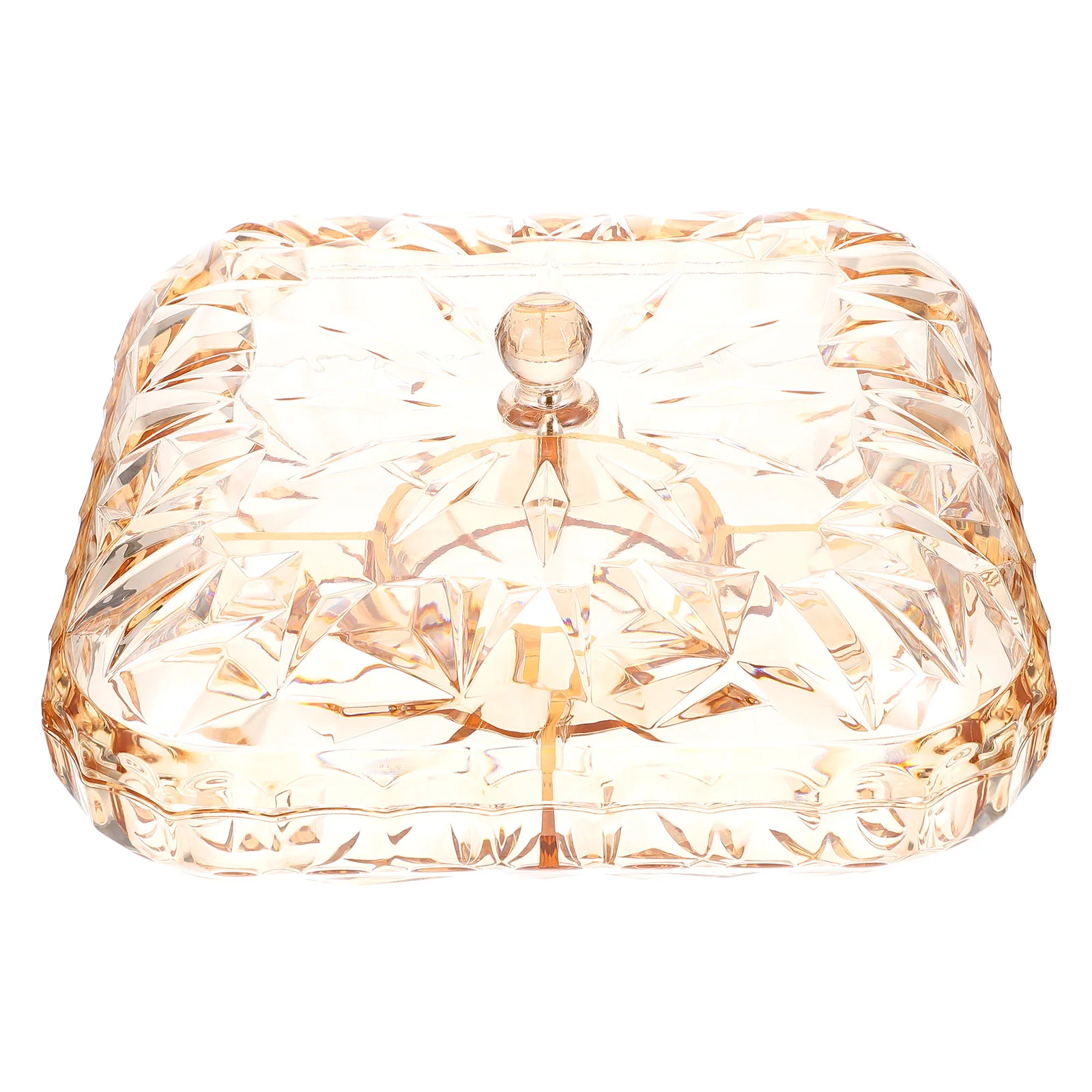 

Plastic Dried Fruit Container Household European Style Snack Box with Cover