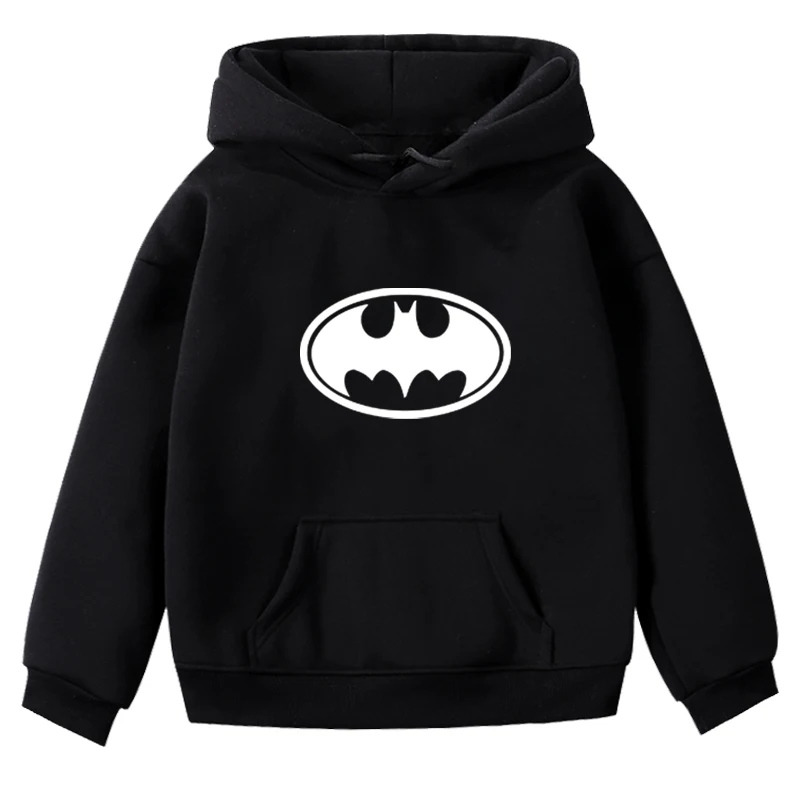 Hoodies 2 Толстовки с капюшоном для маленьких мальчиков и девочек; толстовка с принтом Бэтмена для малышей; детская повседневная спортивная одежда; Утепленная зимняя одежда для малышей; Новинка года - Цвет: Hoodies 2