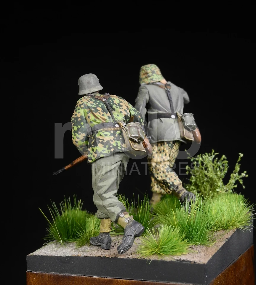 1/35 смолы фигурки модели наборы Второй мировой войны военные фигурки Unassambled Неокрашенный 671