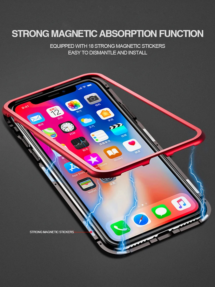 Подходит для iPhone Apple чехол телефона серия магнитный все включено анти падение