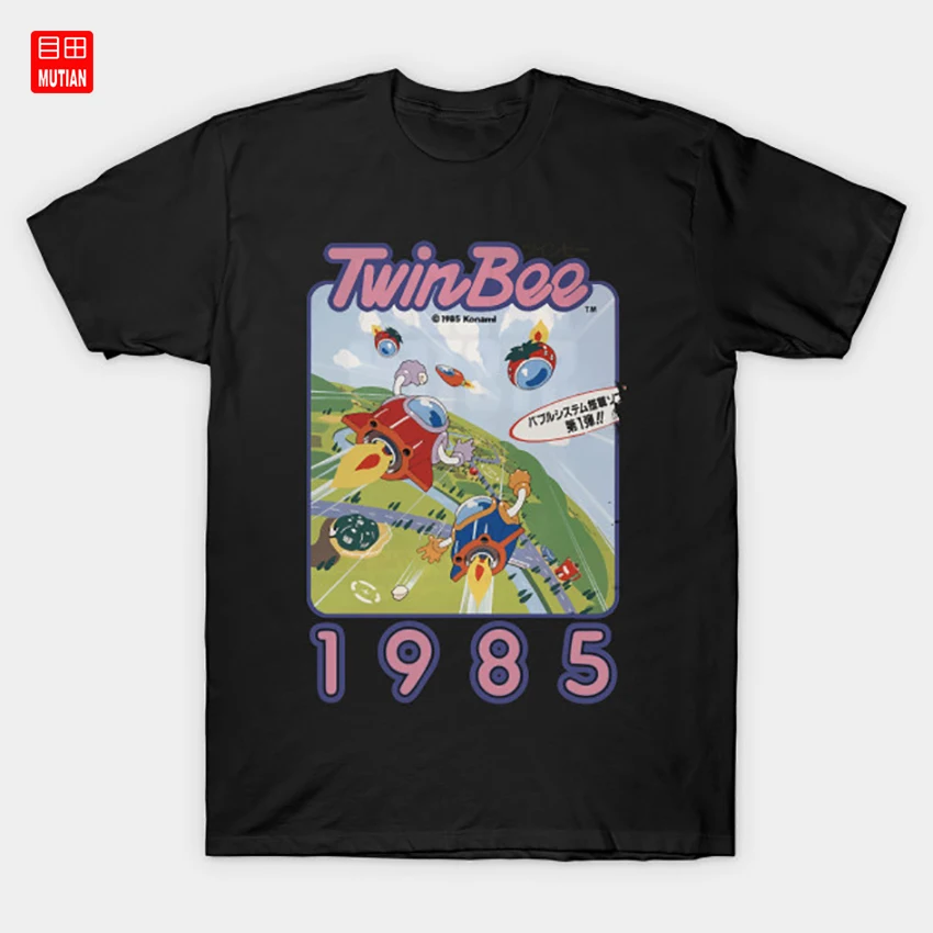 Футболка TwinBee Fantasy 1980s Game Shooter Konami Arcade 80s Gaming Retro Twinbee | Мужская одежда