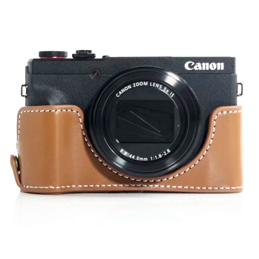 Чехол-сумка для видеокамеры из ПУ Canon PowerShot G5X Mark II (G5X II) Цифровая камера Wi-Fi