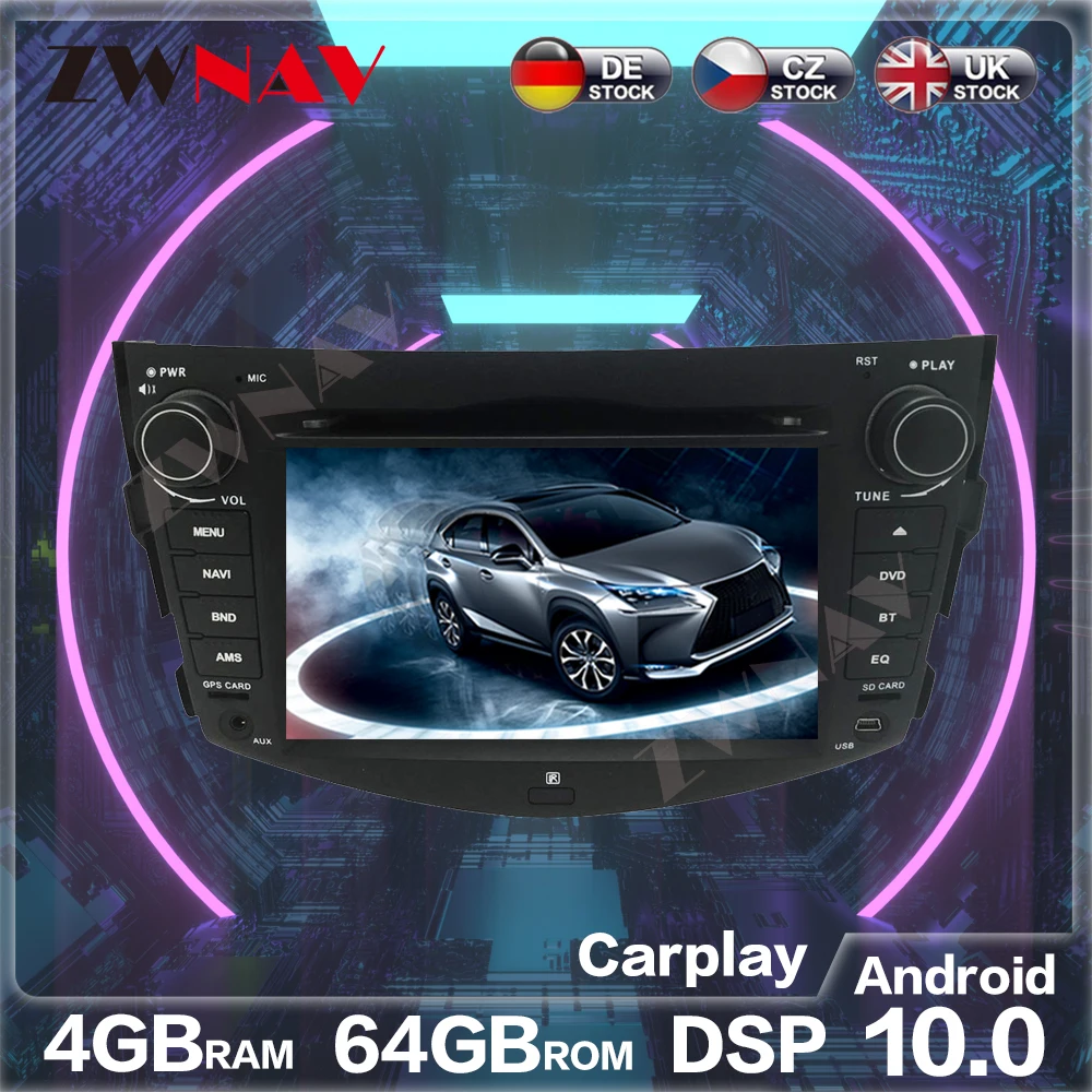 

For Toyota RAV4 2006-2012 PX6 IPS car radio Android Car DVD Stereo Multimedia Radio GPS Navigation Audio Video stereo Head unit
