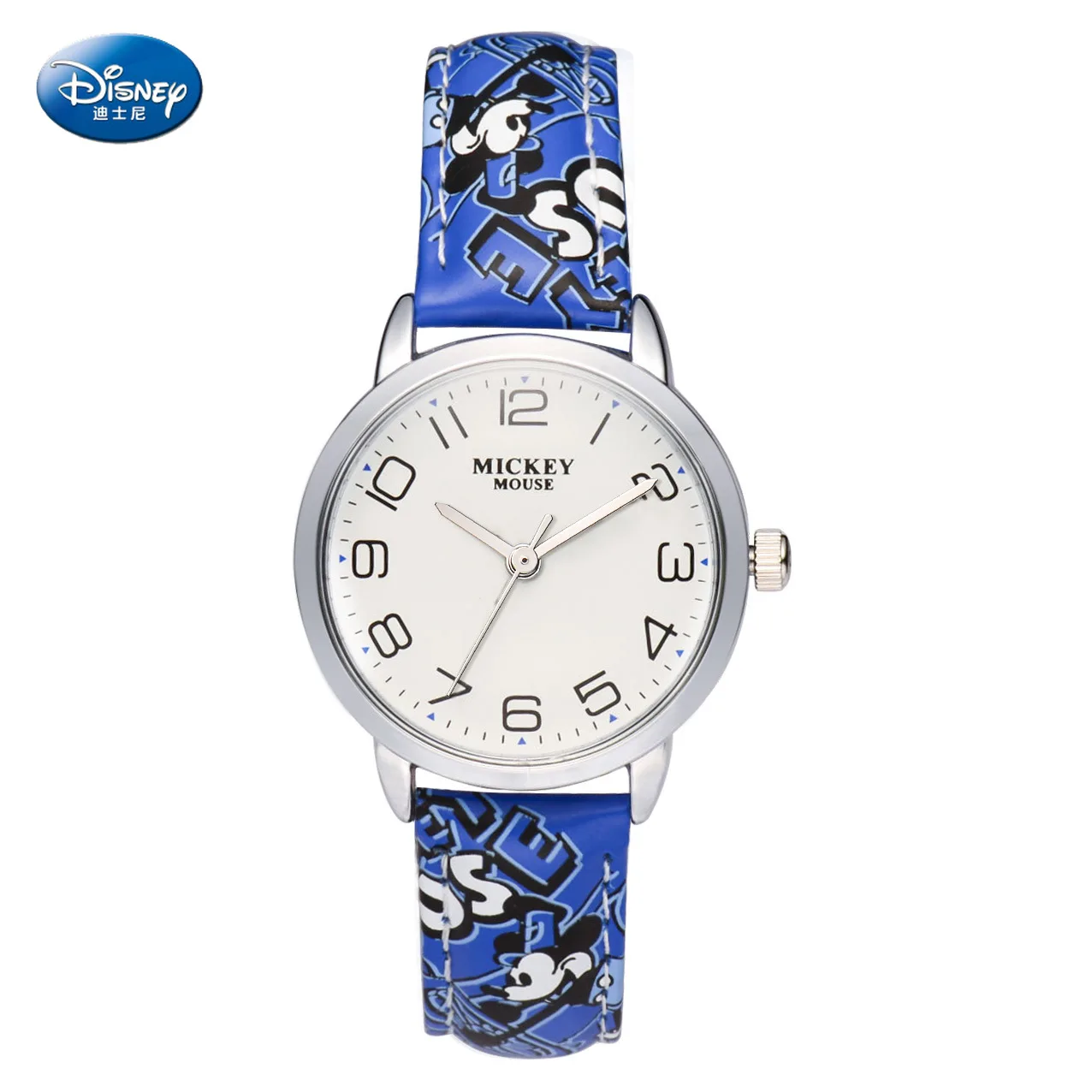 

Disney children's quartz watch boy girl watch and gift cute trend personality mickey mouse kids watch Water Resistant Alloy