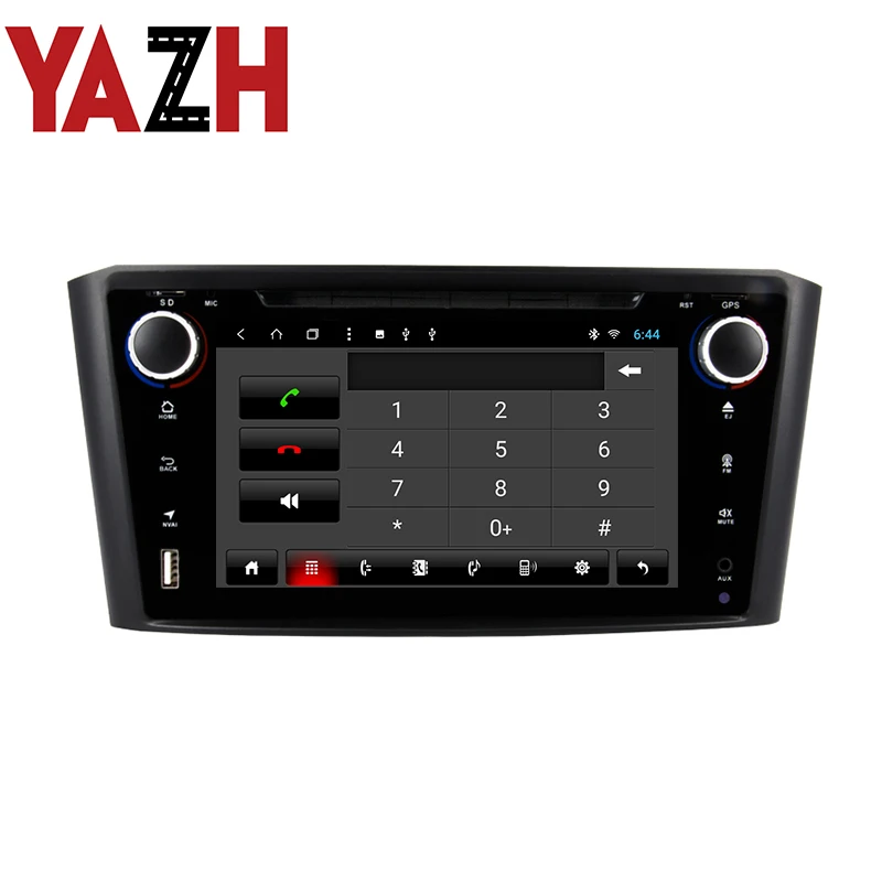Автомагнитола YAZH 2 Din мультимедийный проигрыватель для Toyota Avensis 2008 Android 7 0 HD IPS гб + 32
