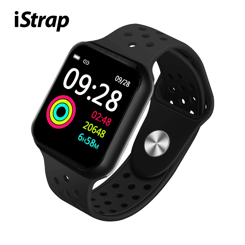 

iStrap Smart Watch Men 2020 Smartwatch For Android IOS Electronics Smart Clock Fitness Tracker Silicone Bluetooth Smart Bracelet