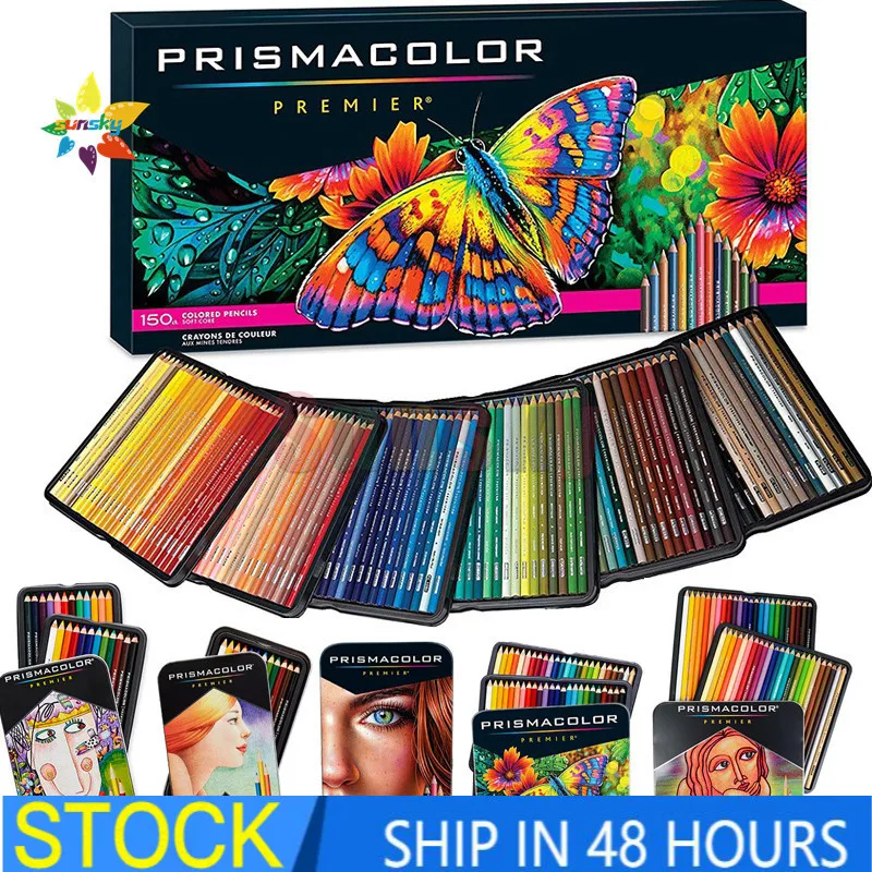 OEM prismacolor sanford 24 36 48 72 эскиз цветной карандаш искусство школьные принадлежности
