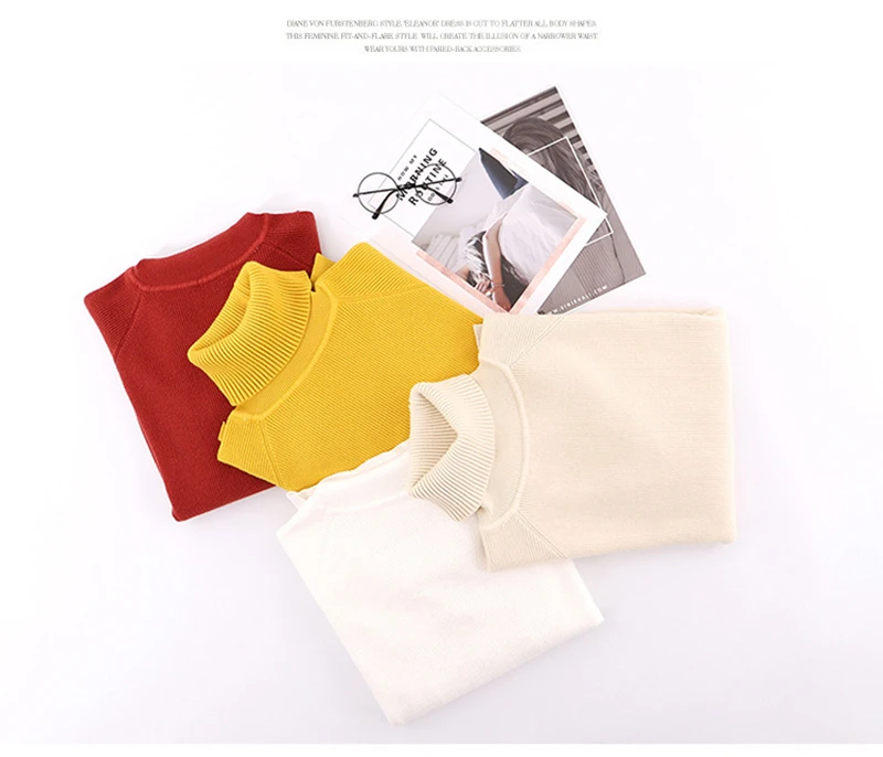 Turtleneck Sweaters All Base Match Loose Solid Women Soft Sweater Pullovers Autumn Winter For | Женская одежда