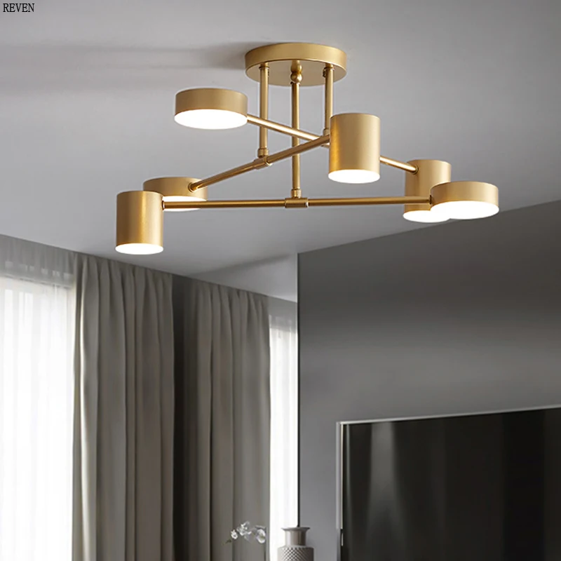 Простая лампа в скандинавском стиле для гостиной необычная Люстра главного зала