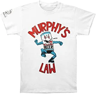 

Murphy's Law Men's Killer Beer T-shirt Medium White